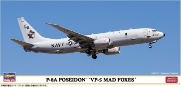 Hasegawa 1/200 P-8A Poseidon "VP-5 Mad Foxes"  , HAS08226, by HASEGAWA