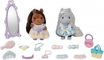 Epoch Sylvanian Families Fashionable Pony Friends Set, EPC48339, by Epoch
