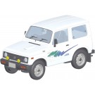 Aoshima 1/32 Raku-Pla Snap Kit No.18-SW Suzuki JA11 Jimny (Superior White), AOS68359, by AOSHIMA