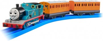 TAKARA TOMY Plarail Thomas the Tank Engine Original Publication 80th Anniversary Plarail Picture Book Thomas, TAK57409, by TAKARA TOMY
