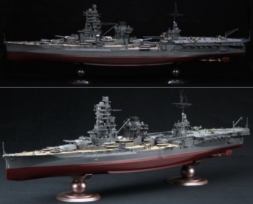 Fujimi 1/350 Scale Warship Series OPERATION SHO-1 FOURTH CARRIER DIVISION SET (AIRCRAFT BATTLESHIP ISE & HYUGA)  , FUJ00598, by FUJIMI