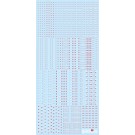 HI Q PARTS 1/100 RB03 Caution Decals White & Red (1pc), HIQ89593, by HI Q PARTS