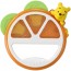TAKARA TOMY Disney Dear Little Hands Orange Tambourine Winnie the Pooh  , TAK61639, by TAKARA TOMY