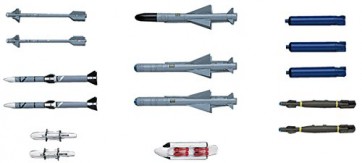 Hasegawa  1/48 Air Self-Defense Force Weapon set Ha A , HASX48-10, by HASEGAWA