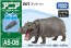 TAKARA TOMY Ania AS-06 Hippopotamus (Floating on Water Ver.), TAK80814, by TAKARA TOMY
