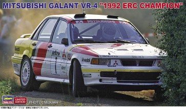 Hasegawa 1/24 Mitsubishi Galant VR-4 "1992 ERC Champion"  , HAS05185, by HASEGAWA