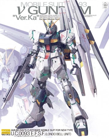 BANDAI 1/100 MG Nu Gundam Ver.Ka Premium Decal Edition, BAN22408, by BANDAI