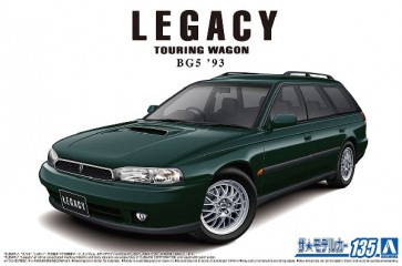 Aoshima 1/24 The Model Car No.135 Subaru BG5 Legacy Touring Wagon '93, AOS64962, by AOSHIMA
