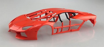 Aoshima 1/24 Pre-Painted Model No.01-A '11 Lamborghini Aventador Orange Pearl  , AOS62012, by AOSHIMA