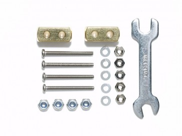 Tamiya GP.515 Mass Damper Square Short (6 × 6 × 14 mm 2 pieces) , TAM55156, by TAMIYA