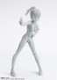 Bandai S.H.Figuarts Body-chan -School Life- Edition DX SET (Gray Color Ver.), BAC60664, by BANDAI