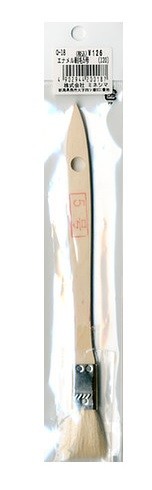 Mineshima Japan Brush (white hair) No. 5 15mm, MNSQ-18, by MINESHIMA