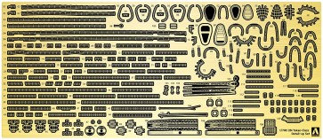 Aoshima 1/700 Waterline Series IJN HEAVY CRUISER TAKAO-CLASS PHOTO-ETCHED SET  , AOS58817, by AOSHIMA