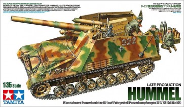 Tamiya  1/35 MM 367 GERMAN SELF-PROPELLED GUN HUMMEL LATE PRODUCTION TYPE  , TAM53675, by TAMIYA