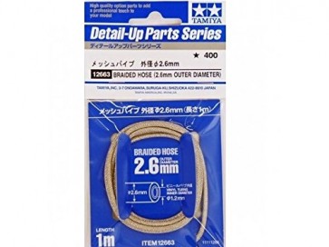 TAMIYA Mesh pipe outer diameter φ2.6mm, TAM12663, by TAMIYA