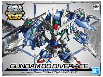 Bandai SD Gundam Cross Silhouette Gundam 00 Diver Ace , BAN53430, by BANDAI