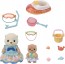 Epoch Sylvanian Families Sea Otter Brothers -Sea Play Set-, EPC56389, by Epoch