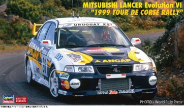Hasegawa 1/24 MITSUBISHI LANCER EVOLUTION VI 1999 TOUR DE CORSE RALLY, HAS06083, by HASEGAWA