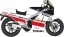 Hasegawa 1/12 Suzuki RG500 Gamma Late Model Red / White Color, HAS17645, by HASEGAWA
