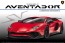 1/24 Lamborghini Aventador LP750-4 SV, AOS05120, by AOSHIMA