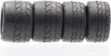 Fujimi 1/24 Real Tire Collection Series No.1 Racing Slick Tires 15-Inch, Front 285/40, Rear 345/35, FUJ93762, by FUJIMI