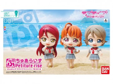 BANDAI  Petiture-rise Love Live! Sunshine !! Chika, Riko, You, BAN44915, by BANDAI