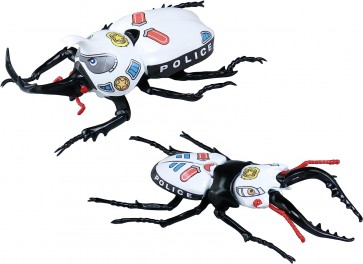 Fujimi Jiyuu Kenkyuu Series No.254 Working Car Edition Beetle & Stag Beetle Police Car Specification Set, FUJ71623, by FUJIMI