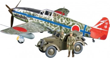 Tamiya 1/48 Kawasaki Ki-61-Id Hien & 4x4 Light Veh. Kurogane, TAM52039, by TAMIYA