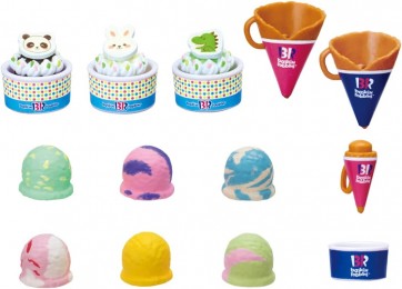 TAKARA TOMY Licca Welcome! 31 Ice Cream Shop Happy Friends Set, TAK02263, by TAKARA TOMY