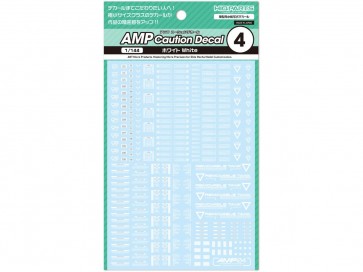 HI Q PARTS 1/144 AMP04 Caution Decal White (1pc), HIQ79877, by HI Q PARTS