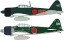 Hasegawa Mitsubishi A6M2b/A6M3 Zero Fighter Type 21/22 Rabaul Ace Set, HAS24373, by HASEGAWA