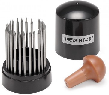 Wave Wave Parts Tool Series HG MICRO RIVET PUNCH (23PCS)  , WAV84877, by WAVE