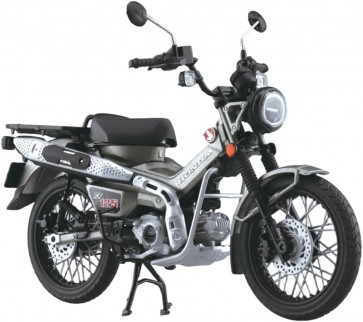 Aoshima Skynet 1/12 Honda CT125 Hunter Cub Matte Armored Silver Metallic, AOS12250, by AOSHIMA