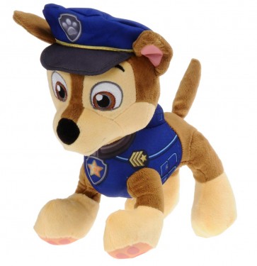 TAKARA TOMY Pow Patrol Plush Toy (M) Chase  , TAK35043, by TAKARA TOMY