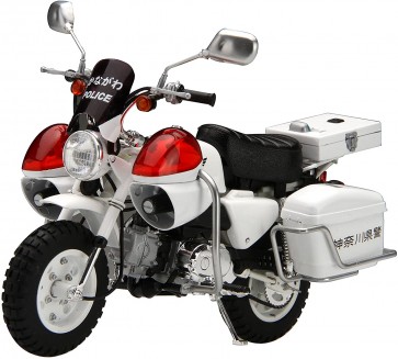 Fujimi 1/12 BIKE Series No.15 Honda Moneky White Police Motorcycle Style  , FUJ41480, by FUJIMI