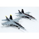 Platz 1/144 F/A-18F SUPER HORNET TWO-SEATER 2PCS  , PLZ63196, by PLATZ