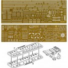 Fujimi 1/700 Special Series IJN BATTLESHIP ISE PHOTO-ETCHED PARTS (W/2PCS 25MM MACHINE GUN)  , FUJ32588, by FUJIMI
