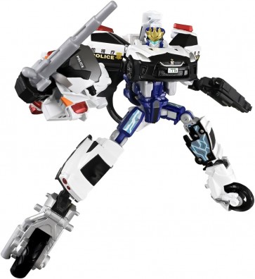 TAKARA TOMY Tomica Job Labor TJBDX Unite Police Braver Patrol Car & Police Bike Combined Set, TAK21202, by TAKARA TOMY