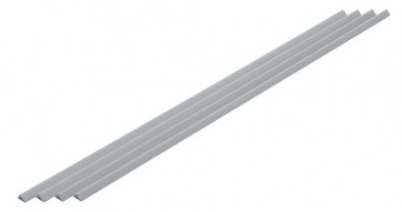 Wave Material series Plastic Material triangle bar [Gray] 5.0 mm 4 pieces ＯＭ-495, WAV23558, by WAVE