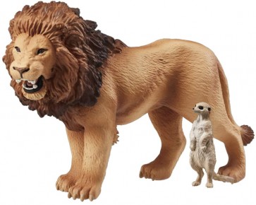 TAKARA TOMY Ania AS-01 Lion (With Meerkat)  , TAK60557, by TAKARA TOMY