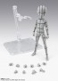 Bandai S.H.Figuarts Body-kun -Ken Sugimori- Edition -Wireframe- (Gray Color Ver.), BAC98353, by BANDAI
