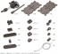 Kotobukiya 1/24 Hexa Gear Block Base 04 DX Arsenal Grid (Crane) , KBY30682, by KOTOBUKIYA