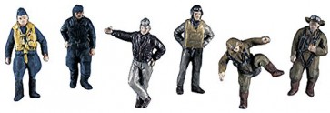 Hasegawa 1/72 X72-8 W.W.II Pilot Figure Set plastic kit  , HAS51080, by HASEGAWA