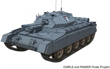 Platz 1/35 GIRLS UND PANZER FINAL CHAPTER MK.VI CRUISER TANK CRUSADER MK.III ST. GLORIANA GIRLS ACADEMY, PLZ82487, by PLATZ