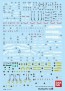 1/144 Gundam Decal 101 for RG  Zeta Gundam  Bandai, BAN65731, by BANDAI