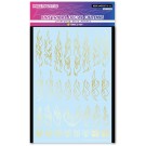 HI Q PARTS Fire Tribal Decal Outline Gold (1pcs), HIQ77361, by HI Q PARTS
