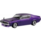 Aoshima 1/32 RakuPla Snap Kit No.24CU-MP Nissan C110 Skyline GT-R Custom (Metallic Purple), AOS04313, by AOSHIMA