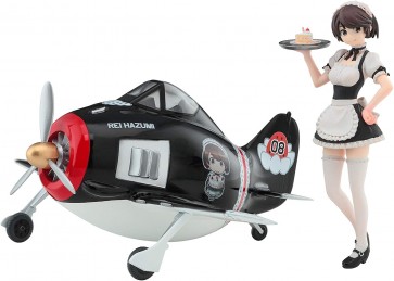 Hasegawa 1/20 Egg Plane Series EGG GIRLS COLLECTION NO.08 REI HAZUMI (MAID) W/FOCKE WULF FW190A  t, HAS21971, by HASEGAWA