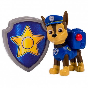 TAKARA TOMY Pow Patrol One Action Figure (with Badge) Chase  , TAK34862, by TAKARA TOMY