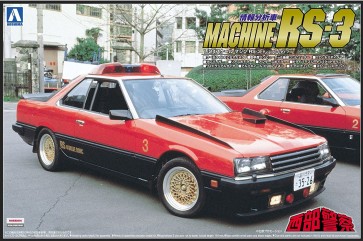 Aoshima 1/24 seibukeisatsu 5 machines RS-3 plastic kit , AOS15186, by AOSHIMA